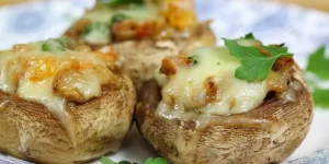 Imagen de champiñones rellenos de bacon