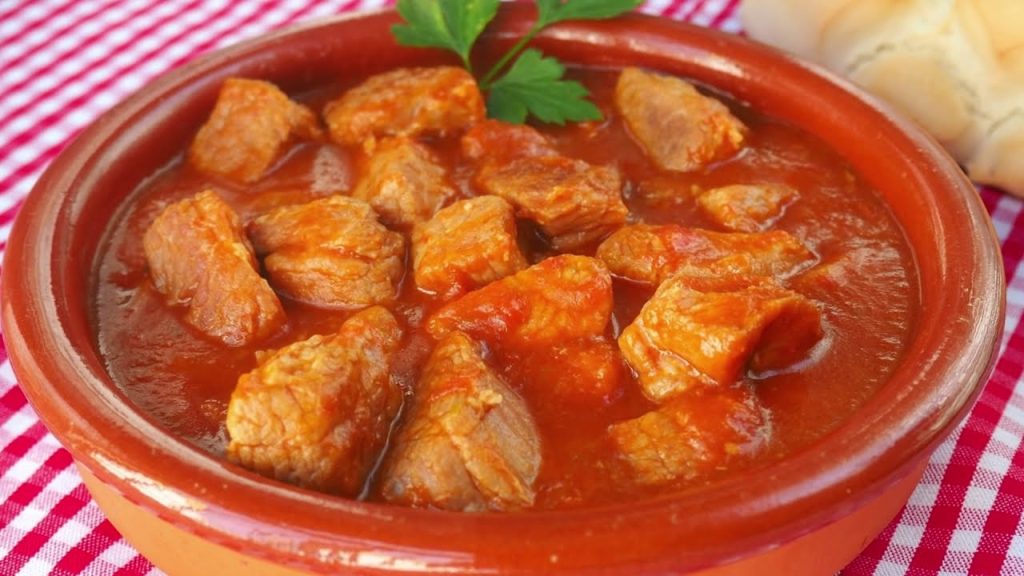 Imagen de carne con tomate (Magro de cerdo en salsa con tomate)